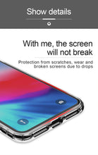 Load image into Gallery viewer, Apple iPhone X / XS Premium Clear Transparent  Airbag Safety Anti Fall Prevention Case