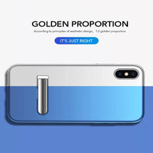 Load image into Gallery viewer, Apple iPhone X / XS Luxury Built In Magnetic Adsorption Bracket Back Case with Kickstand