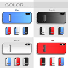 Load image into Gallery viewer, Apple iPhone X / XS Luxury Built In Magnetic Adsorption Bracket Back Case with Kickstand