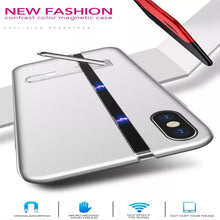 Load image into Gallery viewer, Apple iPhone X / XS Luxury Built In Magnetic Adsorption Bracket Back Case with Kickstand