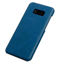 Load image into Gallery viewer, Samsung Galaxy S8 Plus Luxury Leather Finish Anti Knock Hard PC Back Case Cover with Back Screen Guard