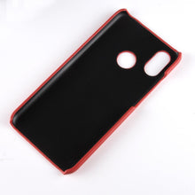 Load image into Gallery viewer, Redmi Note 6 Pro Luxury Leather Finish Anti Knock Hard PC Back Case Cover with Back Screen Guard