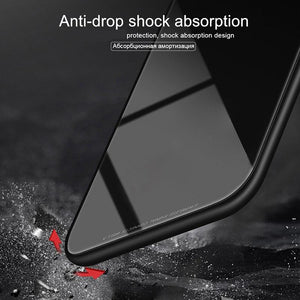 Vivo V9 Shock Proof Luxury Magnetic Adsorption Metal Bumper Auto-Fit Tempered Back Case