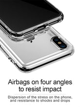 Load image into Gallery viewer, Apple iPhone X / XS Premium Clear Transparent  Airbag Safety Anti Fall Prevention Case