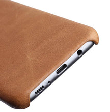 Load image into Gallery viewer, Samsung Galaxy S8 Plus Luxury Leather Finish Anti Knock Hard PC Back Case Cover with Back Screen Guard
