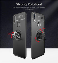 Load image into Gallery viewer, Vivo V9 Premium Ring Holder Shockproof Soft Silicone TPU Case