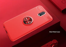 Load image into Gallery viewer, OnePlus 6T Luxury Shockproof Ring Holder Kickstand Soft TPU Back Case Cover