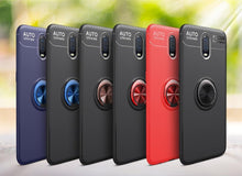 Load image into Gallery viewer, OnePlus 6T Luxury Shockproof Ring Holder Kickstand Soft TPU Back Case Cover