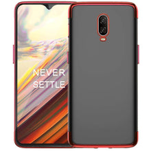 Load image into Gallery viewer, OnePlus 6T Premium Laser Plating Series Soft TPU Clear Transparent Back Case Cover