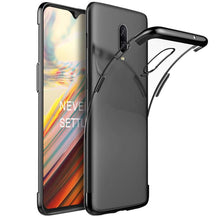 Load image into Gallery viewer, OnePlus 6T Premium Laser Plating Series Soft TPU Clear Transparent Back Case Cover