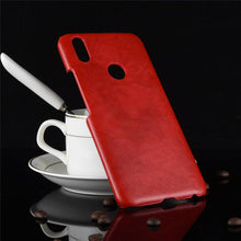 Load image into Gallery viewer, Vivo V9 Luxury Leather Finish Anti Knock Hard PC Back Case Cover with Back Screen Guard