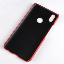 Load image into Gallery viewer, Vivo V9 Luxury Leather Finish Anti Knock Hard PC Back Case Cover with Back Screen Guard