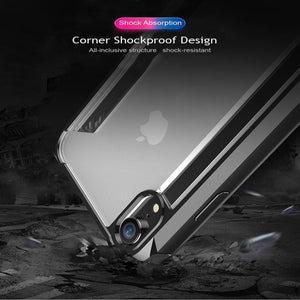 Apple iPhone XR (6.1") Premium Hybrid Protection Heavy Duty Soft TPU+ Hard PC Clear Case