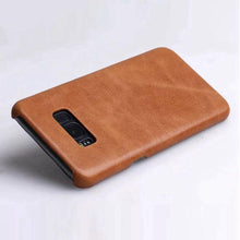 Load image into Gallery viewer, Samsung Galaxy S8 Plus Luxury Leather Finish Anti Knock Hard PC Back Case Cover with Back Screen Guard