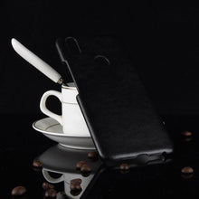 Load image into Gallery viewer, Vivo V9 Luxury Leather Finish Anti Knock Hard PC Back Case Cover with Back Screen Guard