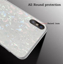 Load image into Gallery viewer, Apple iPhone XS Max Luxury Explosion Proof Marble Pattern Tempered Glass Hard Back Case Cover