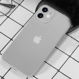 HENKS® iPhone 12 Series Ultra-Thin Matte Paper Back Case