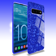 Load image into Gallery viewer, Samsung Galaxy S10 Luxury Explosion Proof Marble Pattern Tempered Glass Hard Back Case