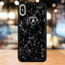 Load image into Gallery viewer, Apple iPhone X/XS Luxury Automobili Lamborghini D14 Marble Finish Glossy Surface Hard Back Case Cover