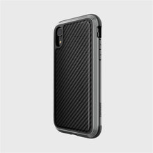 Load image into Gallery viewer, X-Doria Defense Lux Military Grade Tested Aluminum Metal Protective Carbon Fiber Case for iPhone XR.