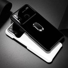 Load image into Gallery viewer, Vivo V9 Luxury Smooth Mirror Effect Ring Holder Hard PC Back Case