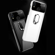 Load image into Gallery viewer, Vivo V9 Luxury Smooth Mirror Effect Ring Holder Hard PC Back Case