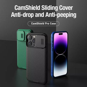 Nillkin ® CamShield Pro Case in Matte Finish for Apple iPhone 15 Series (15 Pro / 15 Pro Max)