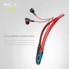 Load image into Gallery viewer, Encok S16 Bluetooth Wireless Magnetic Sports Earphone Ultra Light Weight Neck Hung with Mic