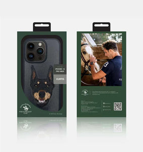 Premium Santa Barbara Polo & Racquet Club ® Curtis Series Leather Case for iPhone 15 Series