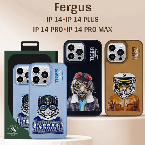 Premium Santa Barbara Polo & Racquet Club ® Fergus Series Leather Case for iPhone 14 Series (14 Pro / 14 Pro Max)