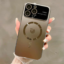 Load image into Gallery viewer, Premium Magsafe Wireless Charging AG Nano Chromatic Glass Lens Case For iPhone 15 Series