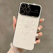 Load image into Gallery viewer, Premium Magsafe Wireless Charging AG Nano Chromatic Glass Lens Case For iPhone 15 Series