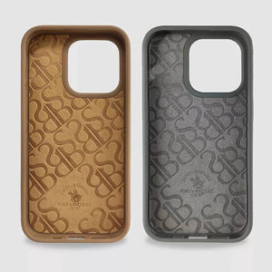 Premium Santa Barbara Polo & Racquet Club ® Hulda Series Leather Case for iPhone 15 Series
