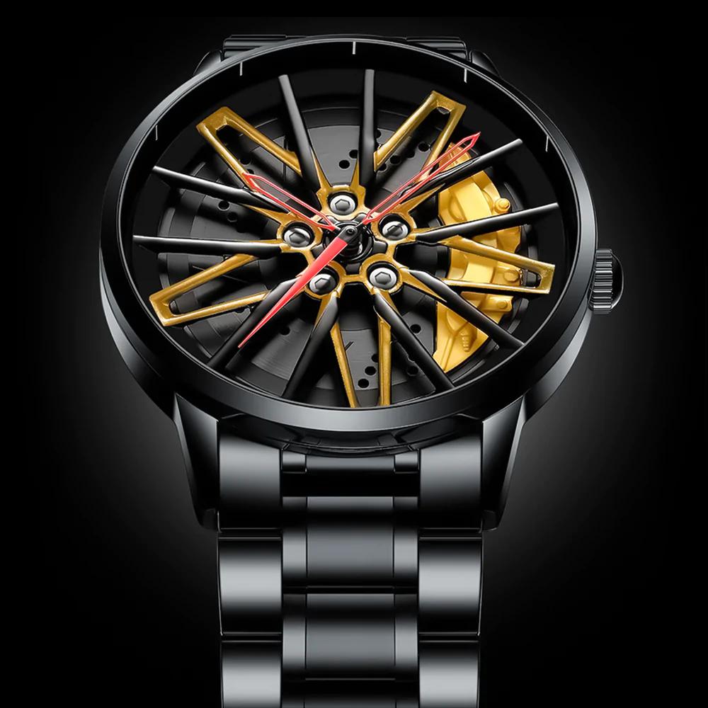 Fast Rotating Watch CHRONOSE™ Savage Cool Gyro Rotating Alloy Wheel Watch – Casetrend