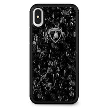 Load image into Gallery viewer, Apple iPhone X/XS Luxury Automobili Lamborghini D14 Marble Finish Glossy Surface Hard Back Case Cover