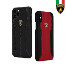 Load image into Gallery viewer, Luxury Genuine Leather Hand Crafted Official Lamborghini Huracan D1 Series Cover for Apple iPhone 13 Series