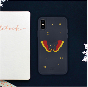 Premium RAIGOR INVERSE Butterfly Series Case for iPhone XS Max- Blue.