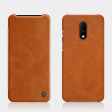 Load image into Gallery viewer, Premium Nillkin Qin Series Leather Flip case for Oneplus 7