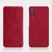 Load image into Gallery viewer, Samsung Galaxy A7 2018 Nillkin Qin Series Vintage Leather Flip Case Wallet Cover