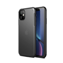 Load image into Gallery viewer, Henks® Luxury Frosted Cloudy Series Matte Case for iPhone 11 Pro/ 11 Pro Max.-BLACK-