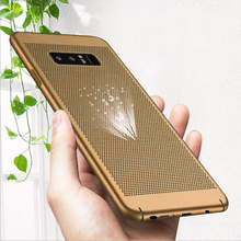 Load image into Gallery viewer, Luxury Breathable Full Protective PC Back Cover Phone Shell Case For Samsung Galaxy Note 8-GOLD