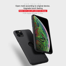 Load image into Gallery viewer, Premium Nillkin Super Frosted Shield Matte cover case for Apple iPhone 11 Pro (5.8) (with LOGO cutout)- Black