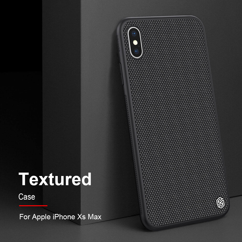Apple iPhone XS Max Luxury Nylon Knitted Finish Back Case with