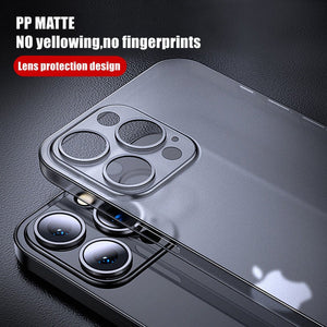 iPhone 14 Series Ultra-Thin Matte Paper Back Case Cover