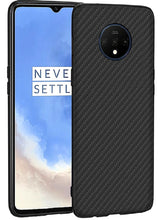 Load image into Gallery viewer, Premium Carbon Bumper Case | Hybrid PC+TPU | Sleek Design Back Cover for Oneplus 7T -Black
