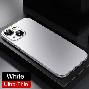 iPhone 14 Series Ultra-Thin Matte Paper Back Case Cover