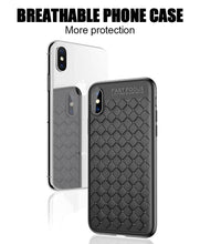 Load image into Gallery viewer, Apple iPhone X Premium Classic Soft Silicone Ultra Slim Breathable Weaving Back Case Cover