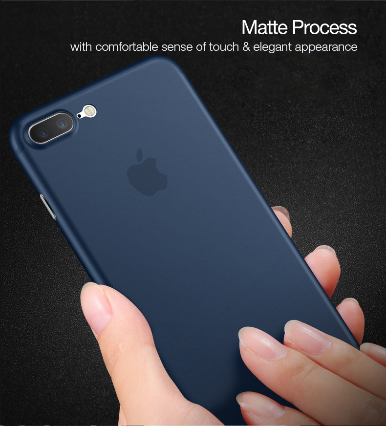 Premium Feather Series Paper Thin Protection Case Back Cover for Apple iPhone Plus Plus- BLUE