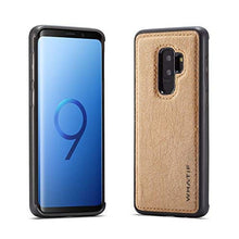 Load image into Gallery viewer, #WHAT IF Premium leather design Craft Back Case For Samsung S9PLUS.