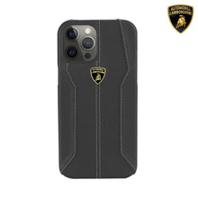 Load image into Gallery viewer, Luxury Genuine Leather Hand Crafted Official Lamborghini Huracan D1 Series Cover for Apple iPhone 13 Series